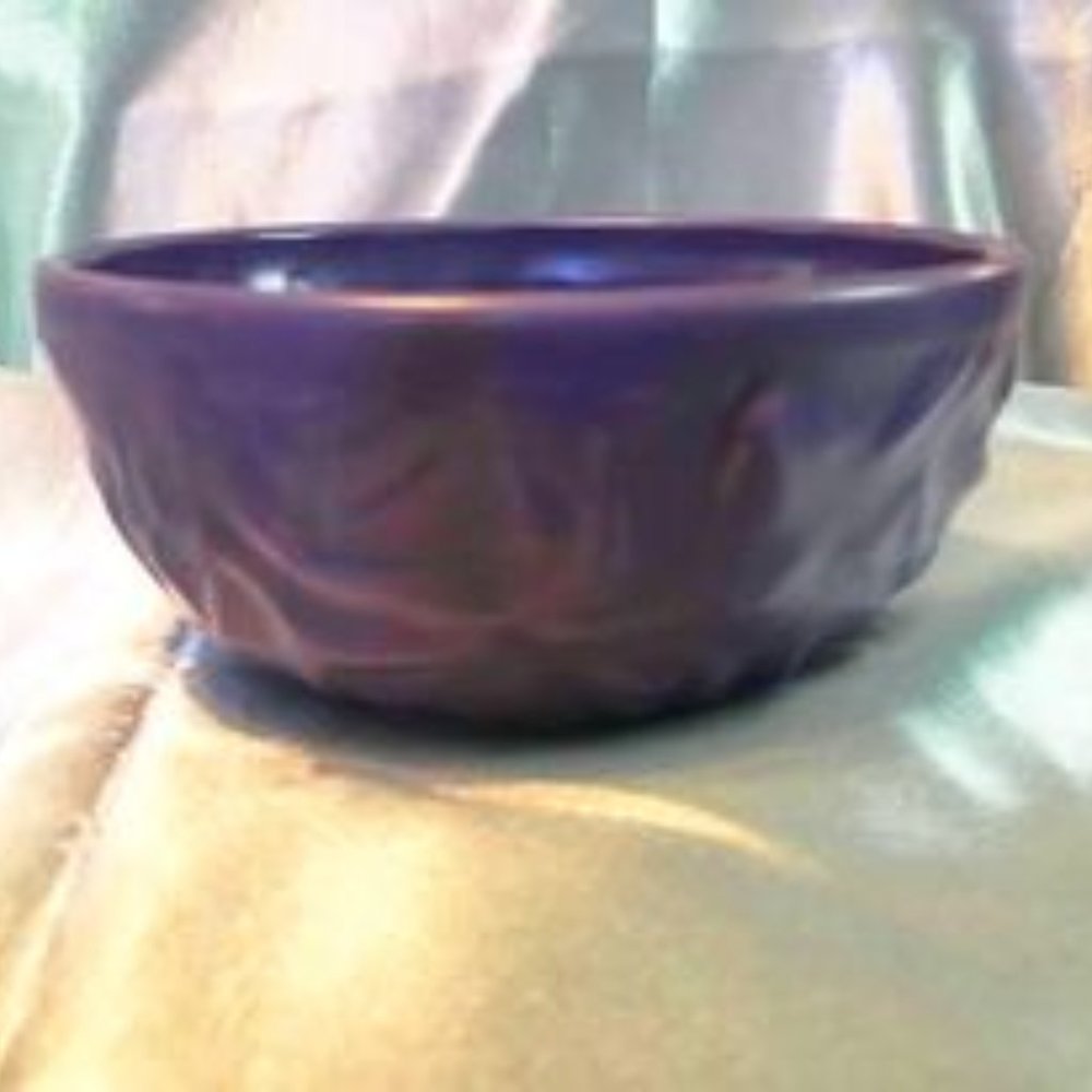 Ceramic Purple Bowl